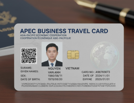 Hình ảnh thẻ APEC cho doanh nhân Việt Nam